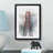 Through the Golden Gate Bridge in Abstract - Picture Frame Graphic Art Print-55769478-55769480