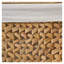 Judas Water Hyacinth Woven Brown Rectangular Laundry Hamper with Lid - Sustainable Traditional Bedroom Storage Basket