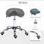 Fauteuil ergonomique pivotant à hauteur réglable en cuir polyuréthane
