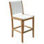 Riviera Teak Outdoor Sling Bar Chair-441185163