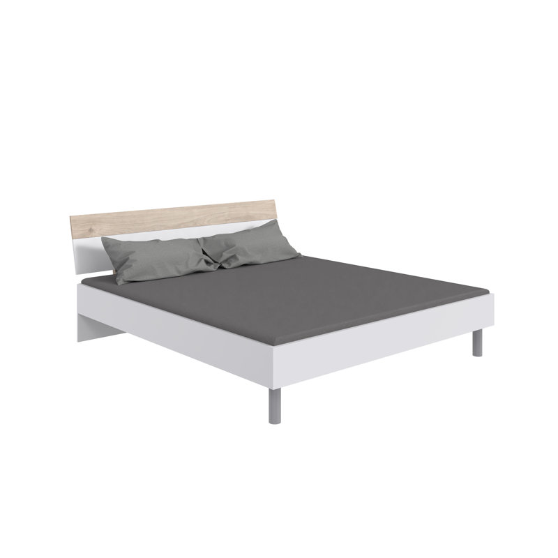 Nadilynn Bed, 160 x 200cm, White