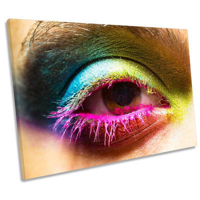 Beauty Eye Make Up Salon - Wrapped Canvas Print