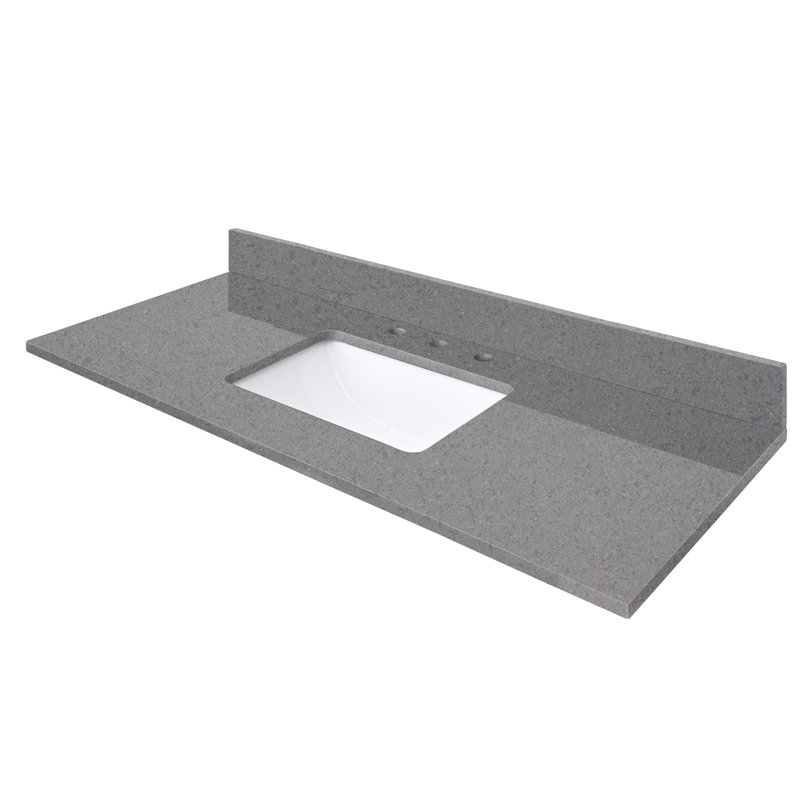 49'' W Single Vanity Top, Contrail Matte