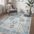 Transitional Navy Machine Washable Non-Slip Area Rug-1283982849-1283503709