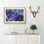 Bright Lights Of New York City Painting - Single Picture Frame Print on MDF-56634545-56634548