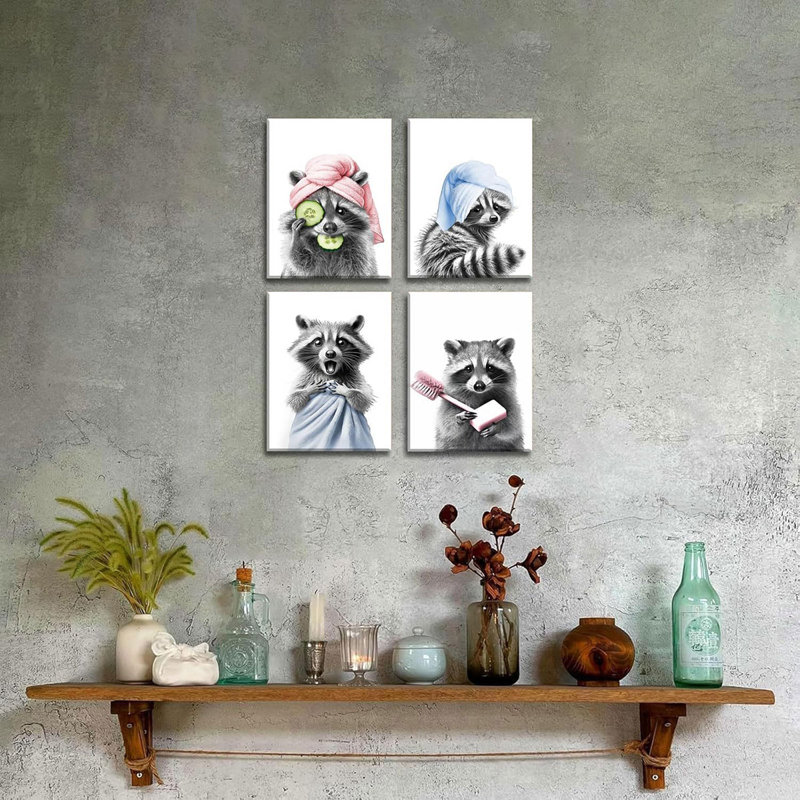 4 Piece Wrapped Canvas Print