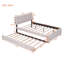 Lit plateforme tapissier Teddy