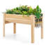 Albertie Wood Elevated Planter