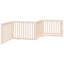 Archie & Oscar Dog Gate With Door Foldable 4 Panels 320 Cm Poplar Wood-554313575-554313569