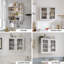 70x60cm 2 Doors Wall Mounted Cabinet-1376905723