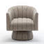 Fauteuil demi-tonneau pivotant en similicuir-1782786451-1753182481