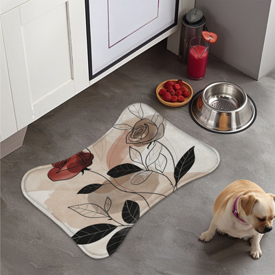 Tapis rose 1 pièce