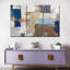 Abstrait domaine abstrait, ensemble de 3 reproductions sur toile par Alexander B-93061586