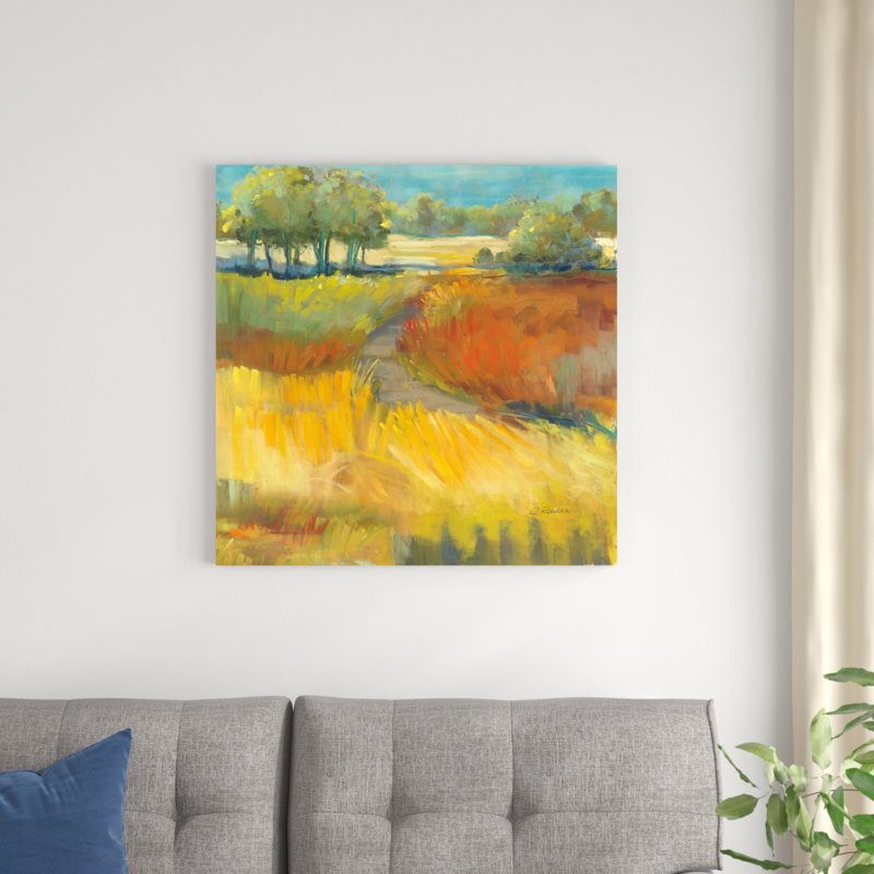Paysage de fin d'été II, H 30 po x l 30 po x P 1,25 po