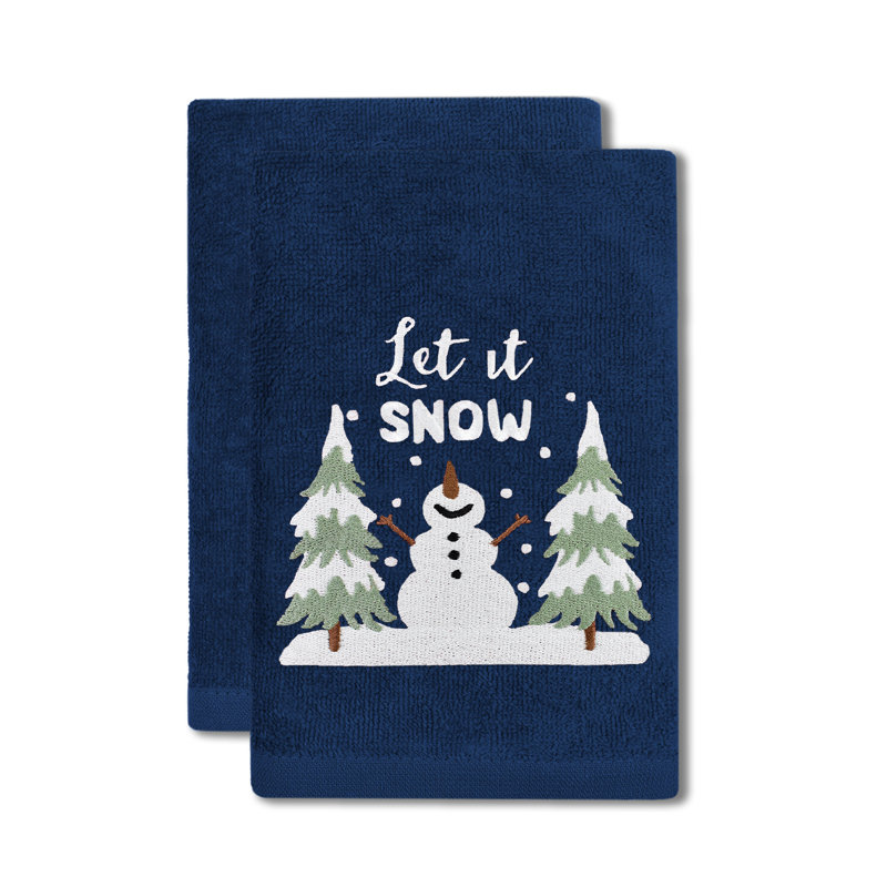 Cotton Tea Towel Kitchen Towel, Blue