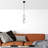 Elegant Chandelier, Metal Body, 15 x 15 x 41-127 inches | Adjustable Height, IP20 Rated, E14 Socket (Max 40W) | Perfect for Dining Room & Living Space, Stylish Illumination & Modern Design
