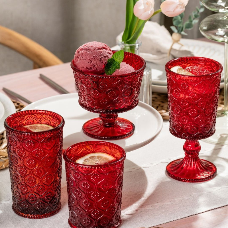 Verre Mitzi Highball, Rouge
