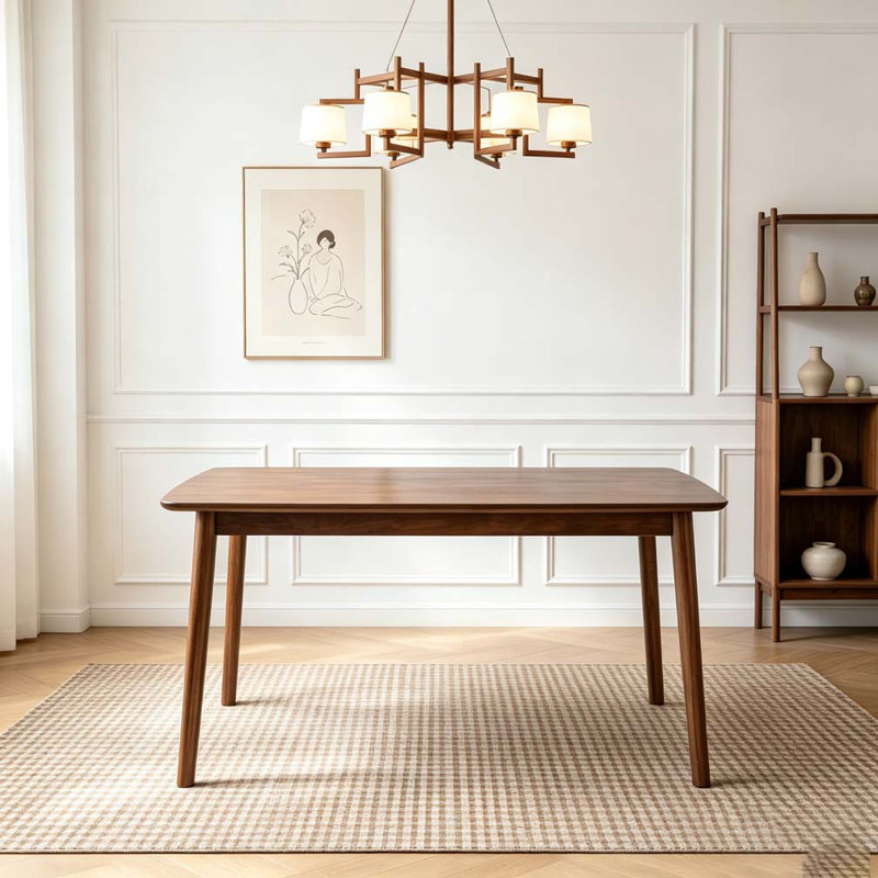 47'' Rectangular Solid Wood Dining Table