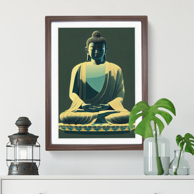 Paradise with Buddha - Framed Print