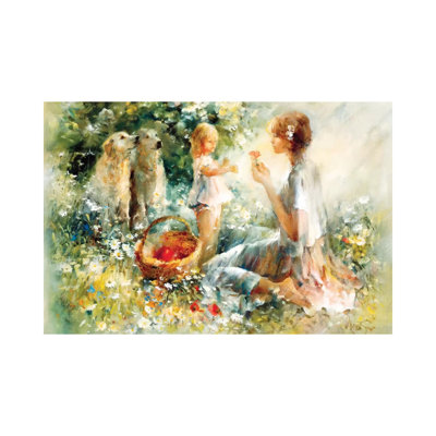 Picnic by Willem Haenraets - Wrapped Canvas Print