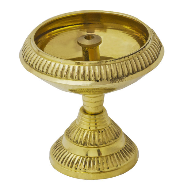 Exotic India Metal Lamp Base Lamp | Wayfair