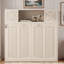 Lit escamotable avec 2 armoires de rangement et tablette ouverte Murphy-1548918271