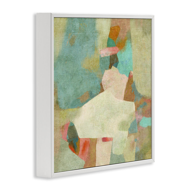 Bedtime Story Substrat Abstraction, giclée encadrée, design par Suzanne Nicoll, H 24 po x l 24 po