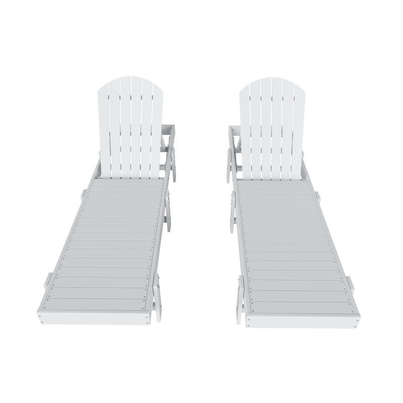 Altura Outdoor Chaise Lounge Set, White