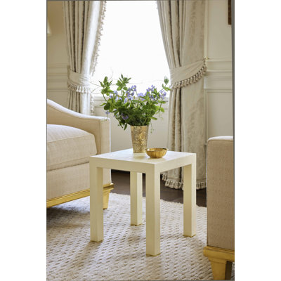 Table d'appoint Shagreen, couleur chocolat