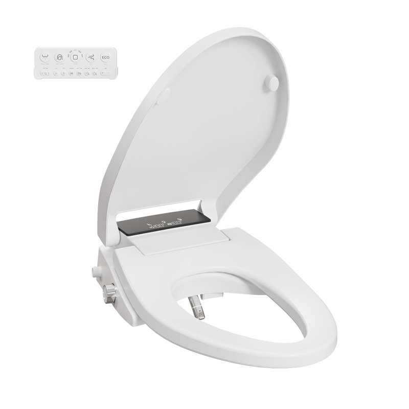 Siège de toilette bidet électrique Hennessy & Hinchcliffe ZenWash PRO, allongé
