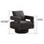 Fauteuil d'appoint rembourré Boucle-121511017