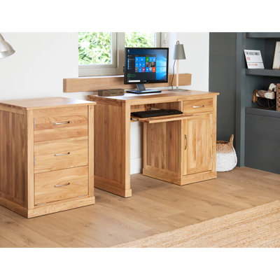 Oscar Solid Wood Steel Standing Desk