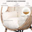 Fauteuil de patio en osier PE-1025786741-1025786740