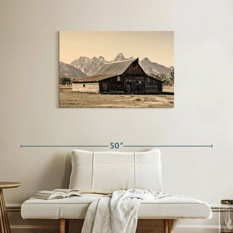 The Tetons, 24" H x 36" W
