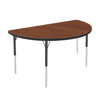 Marco MG Series Adjustable Height Half-Round Activity Table