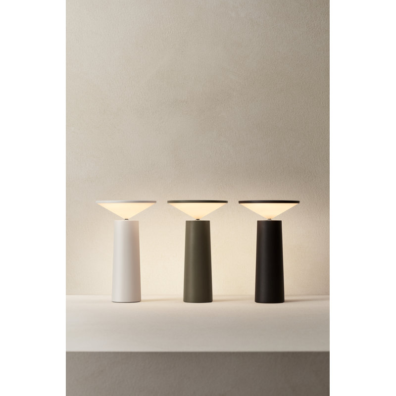 Cocktail M/21/R LED Dimmable Table Lamp - 3 Step Dimming, Olive Gray