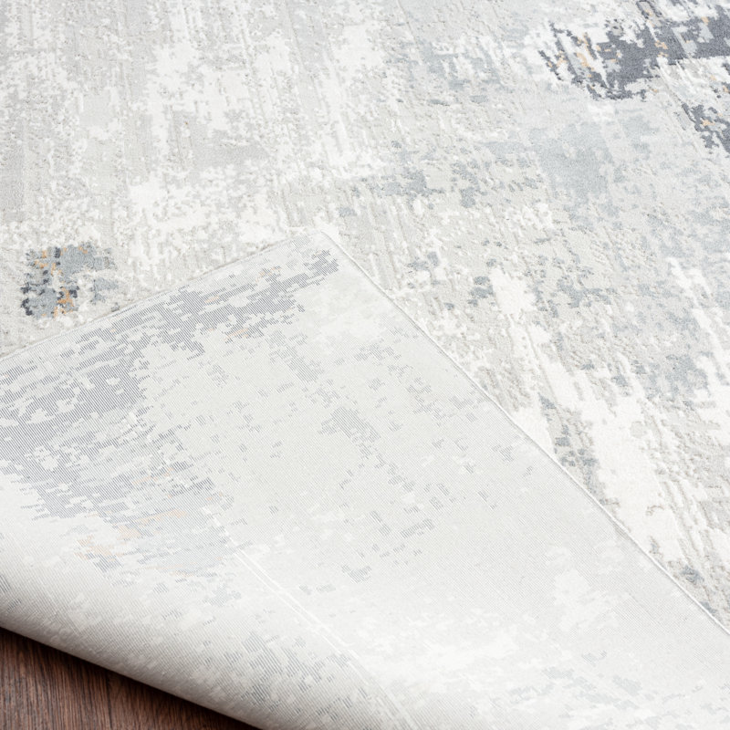 Area Rug in Gray, Rectangle 8'6" x 11'6"