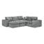 Canapé modulaire moderne 107 po avec revêtement Boucle Wyeth Wyeth-126157629-126157632