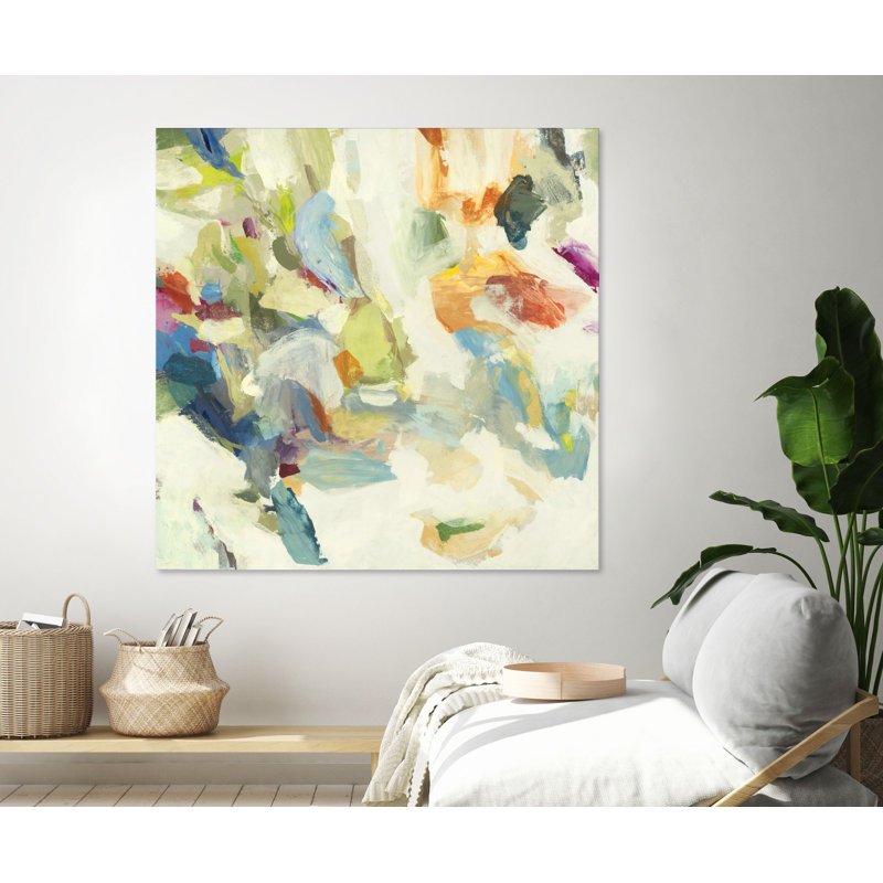 «Organic Building Blocks» par Randy Hibberd, reproduction d'art sur toile tendue, H 54 po x l 54 po x P 1,5 po