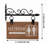 Double Sided 12 Inch Restroom Sign with Right Arrow