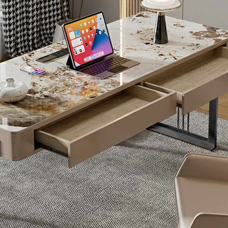 Bureau élégant et sophistiqué, H 29,52 po x l 62,99 po x P 23,62 po