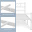 Minimalist Metal Slatted Bed Platform with Arrow Design Headboard-1221195390-1221307251