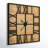 Nailsworth Metal/Solid Wood Wall Clock