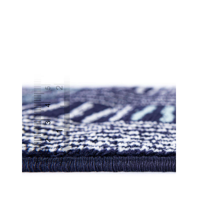 Anaka Synthetic Geometric Indoor Rug, Runner 2' x 6'1"