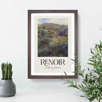 Environs of Berneval by Pierre-Auguste Renoir - 1 Piece Single Picture Frame Wall Art