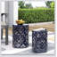 Modern Metal Side Table Set With Durable Powder-Coated Iron And Elegant Intricate Design, Perfect For Versatile Home Use