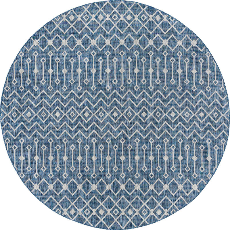 Tapis d'extérieur Preen couleur Lakeside, Rond 10 pi
