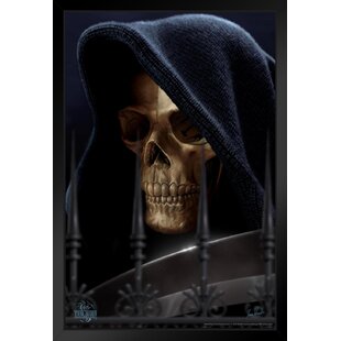 2.5” Grim Reaper Small Sticker Death Dark Scary Creepy Goth Metal Evil Dead