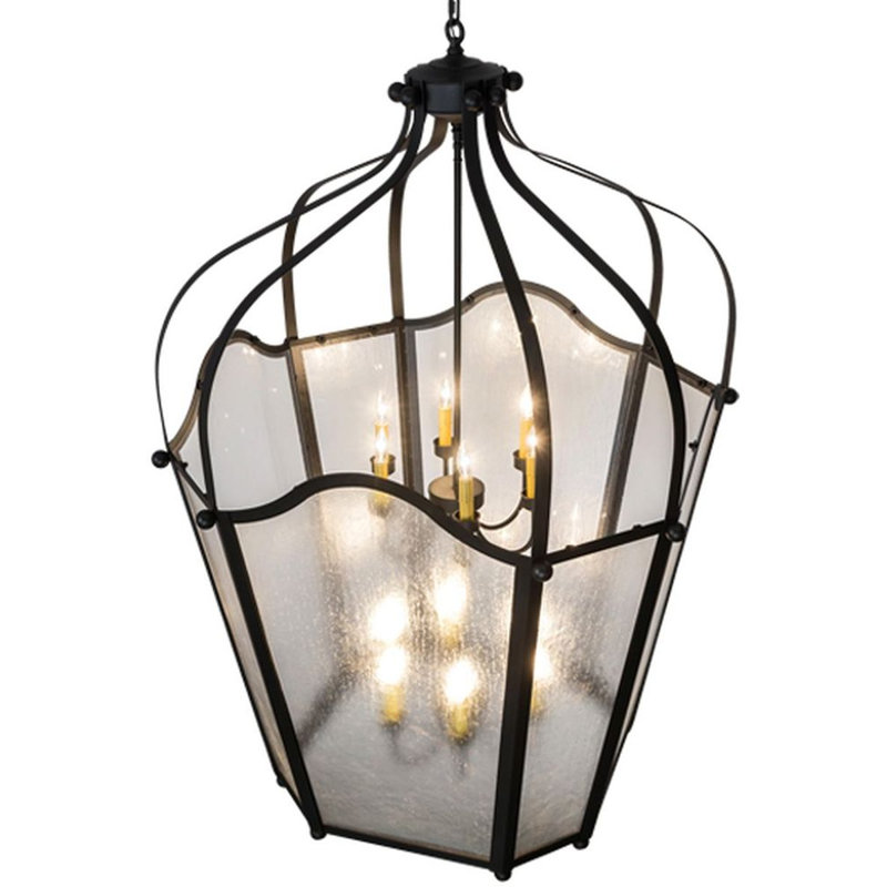 Citadel 12 - Light Chandelier, Textured Black