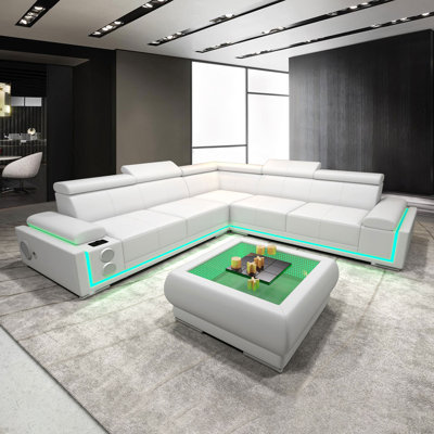 Canapé modulaire rembourré 5 pièces Gazmor